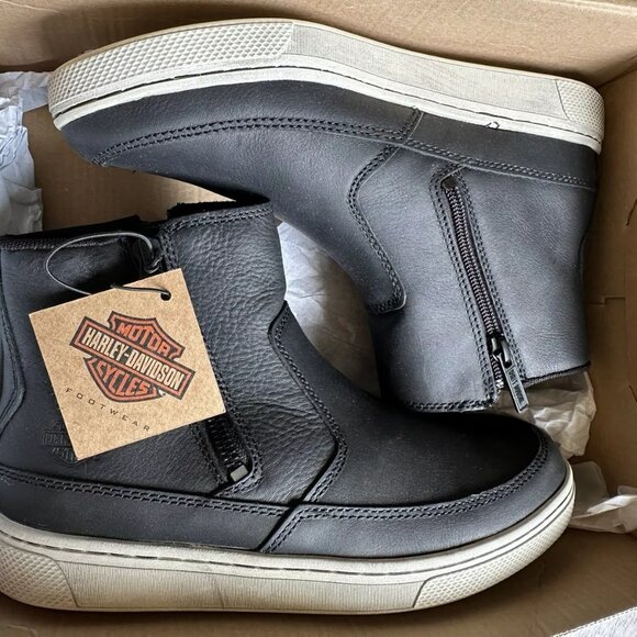 NWT HARLEY-DAVIDSON Women''s Silvana Boot, Black, Size 7 NEW in Box - Picture 7 of 8